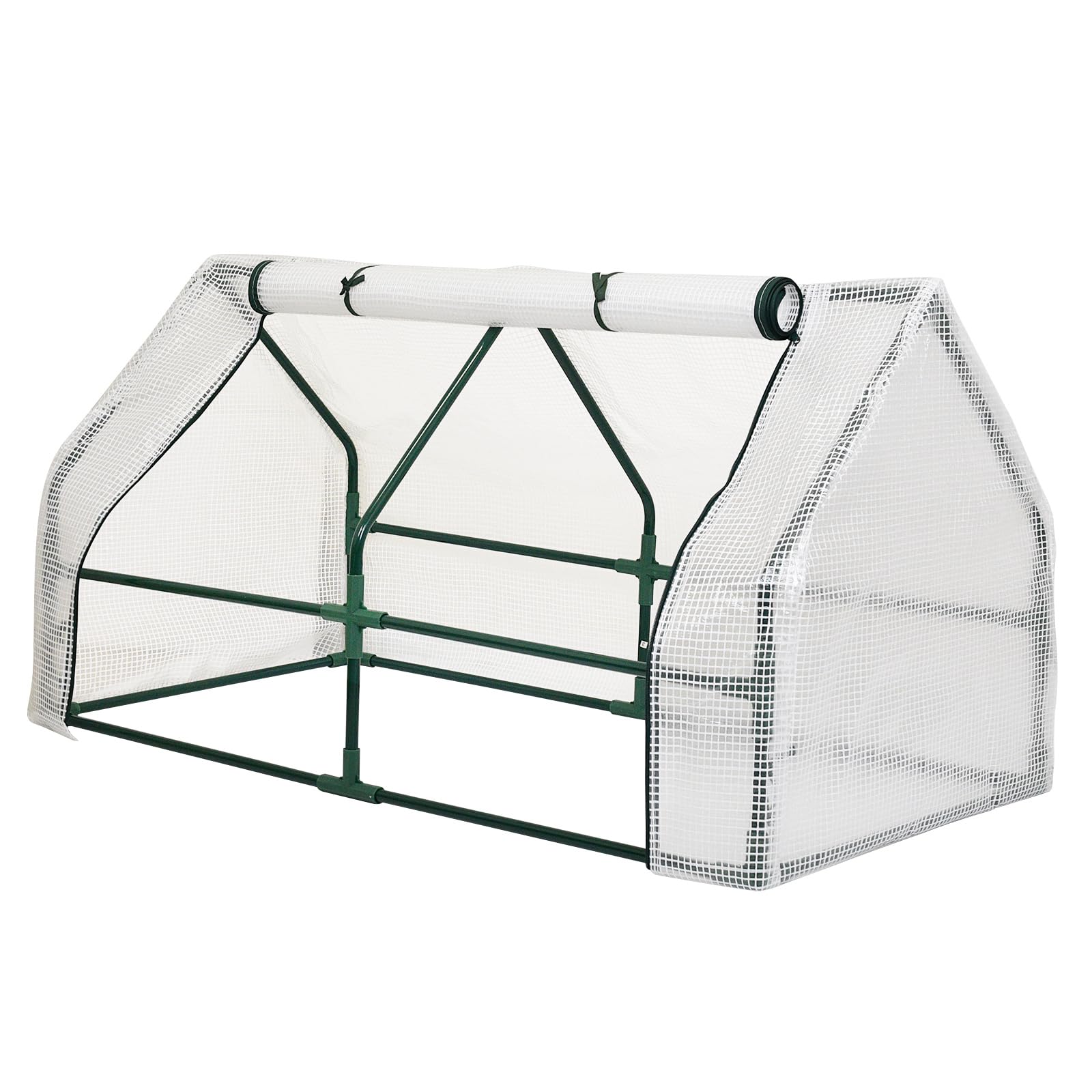 Mini Greenhouse Outdoor,47.2x23.6x23.6 in,with Waterproof PE Cover Mini Greenhouse KIT,UV-Resistant Green Houses for Outside- Ideal for Indoor and Outdoor Gardening